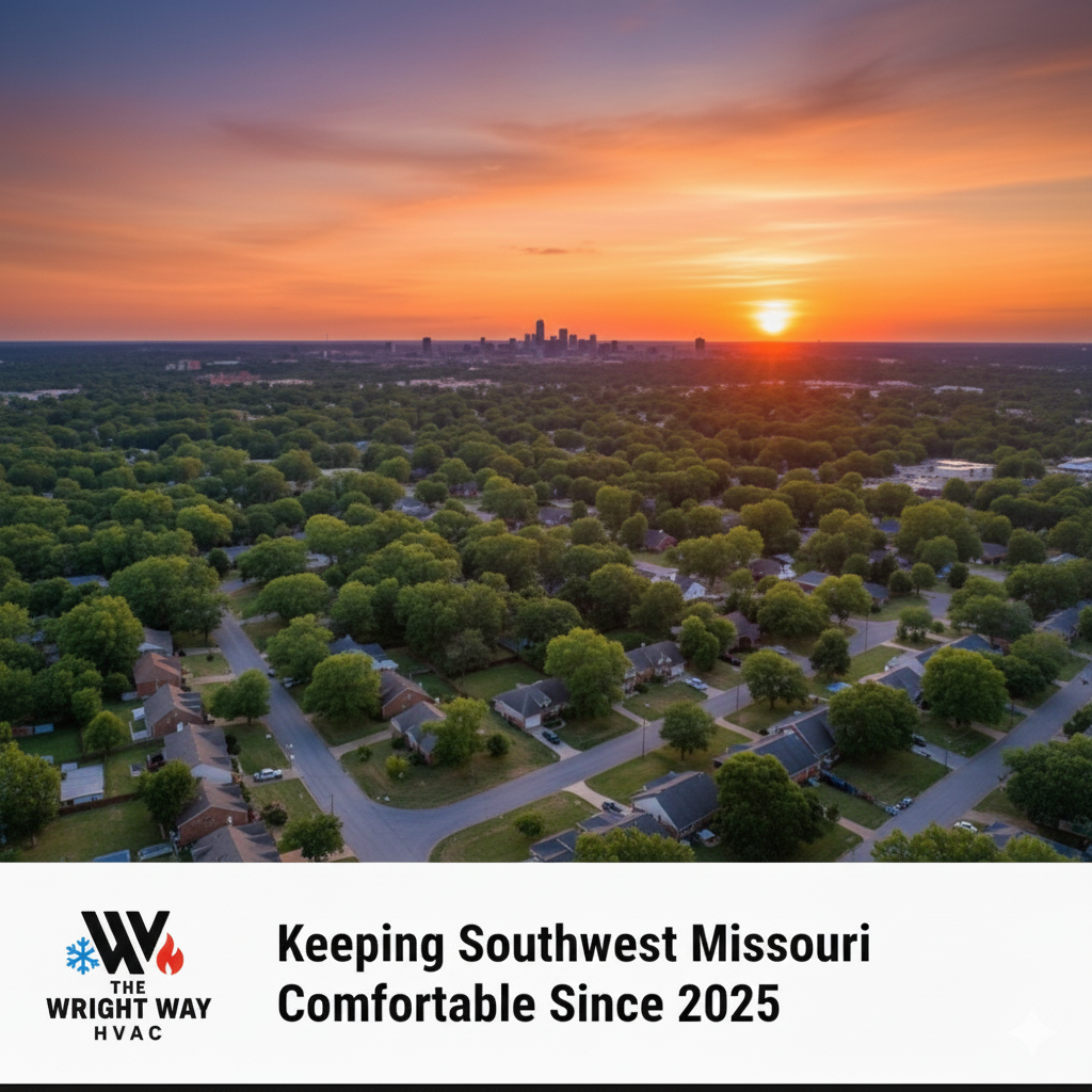 SWMO neighborhood at sunset